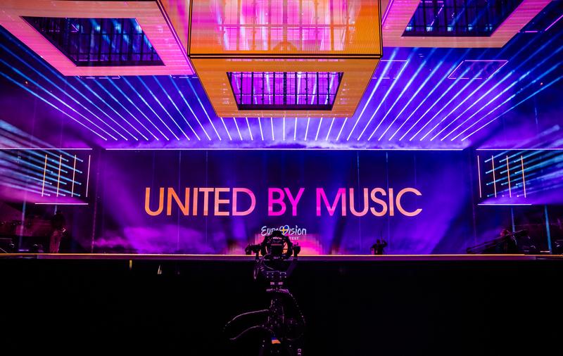 The stage for the 68th Eurovision Song Contest