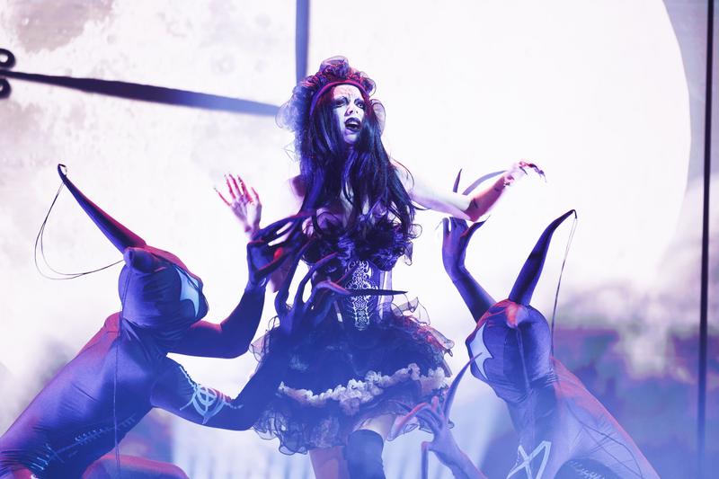 Bambie Thug performing 'Doomsday Blue' at 'Eurosong 2024'