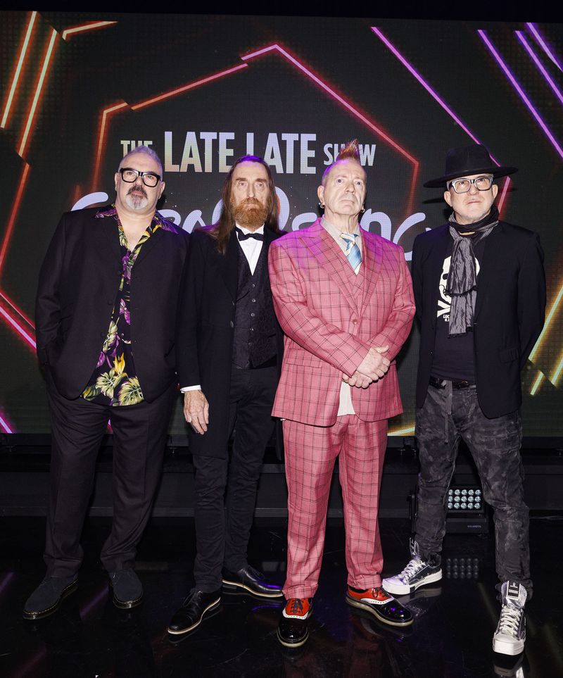 Public Image Ltd at press launch of Eurosong, Late Late Show - Dublin, Ireland