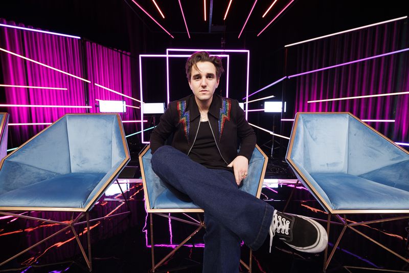 Conor O'Donoghue (Wild Youth) at press launch of Eurosong, Late Late Show - Dublin, Ireland