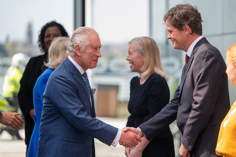 His Majesty The King and Her Majesty The Queen Consort visit and unveil the Liverpool 2023 stage