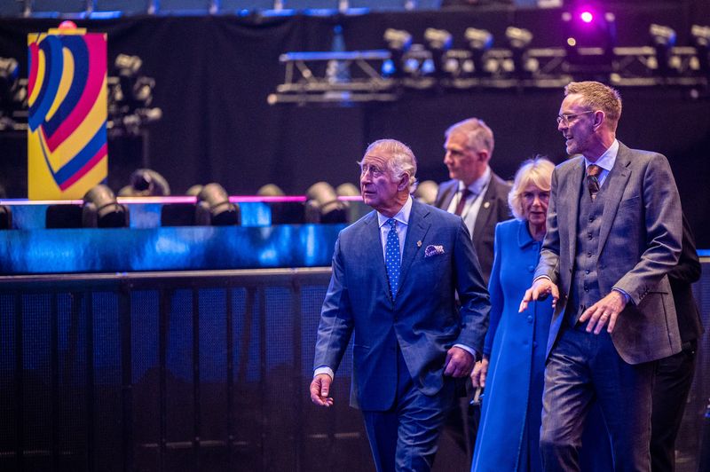 His Majesty The King and Her Majesty The Queen Consort visit and unveil the Liverpool 2023 stage