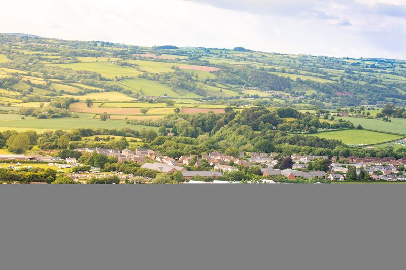 The picturesque Hay Festival site 