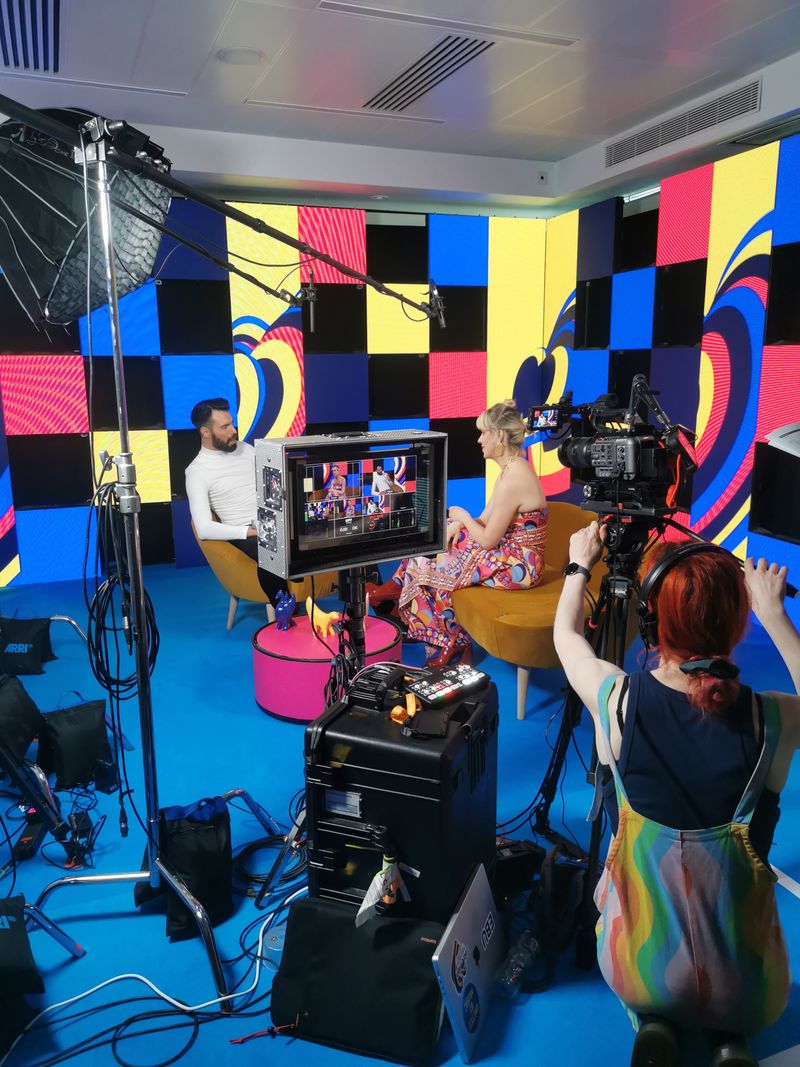 Backstage at the First Rehearsals of Liverpool 2023