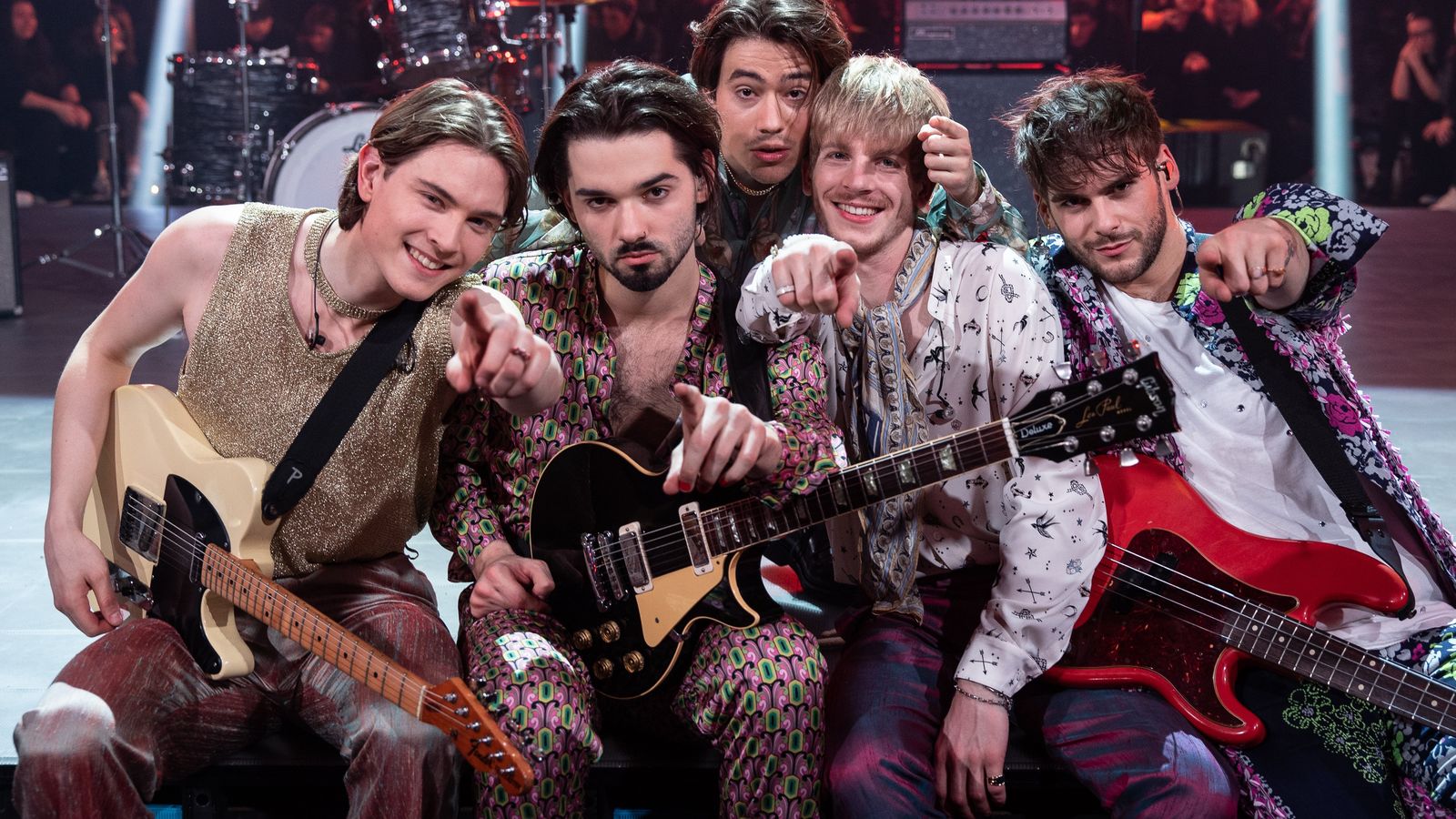 Slovenia's Joker Out performing on 'Misija Liverpool'