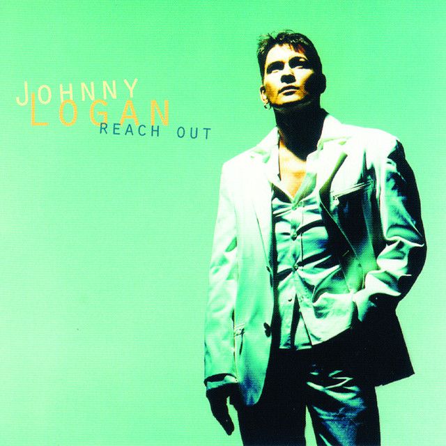 Johnny Logan serving cheekbone on his 1996 album 'Reach Out'