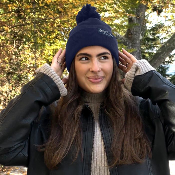 Knitted Eurovision Winter Beanie