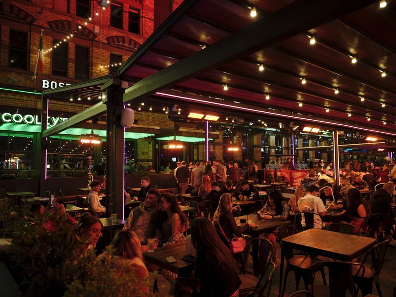 Experience Liverpudlian nightlife in Concert Square, where you'll find ample bars and clubs. Image credit: Nic Bezzina, provided by Booking.com.