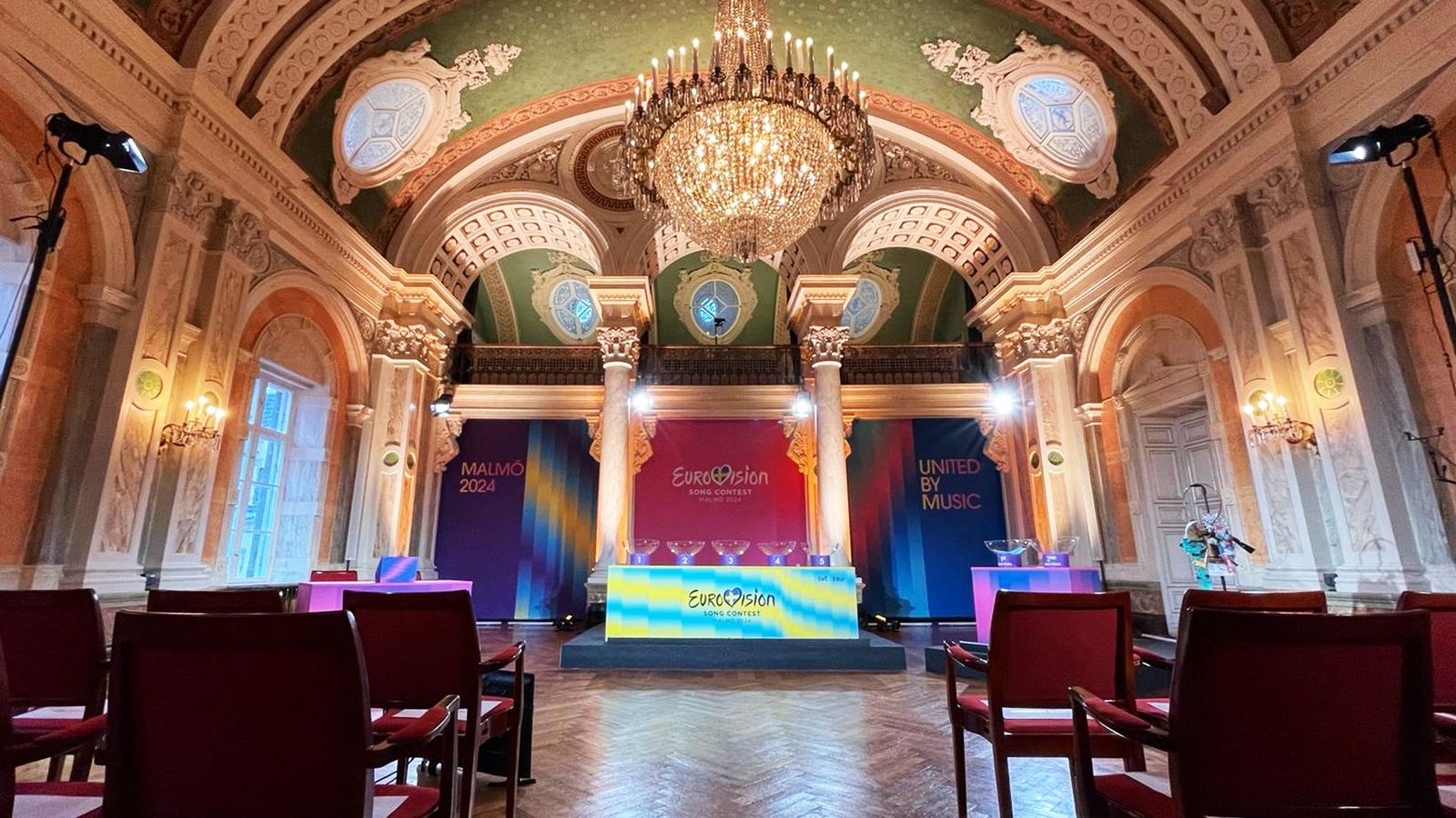 The Semi-Final Draw at Malmö Rådhus