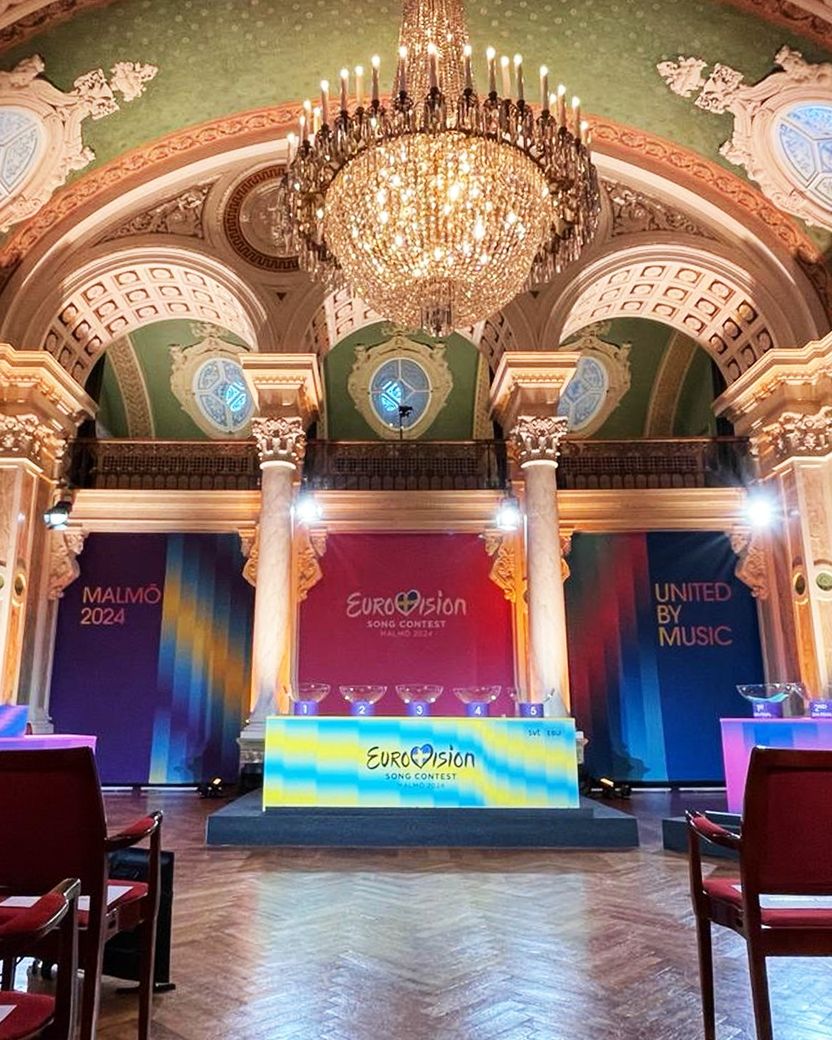 The Semi-Final Draw at Malmö Rådhus