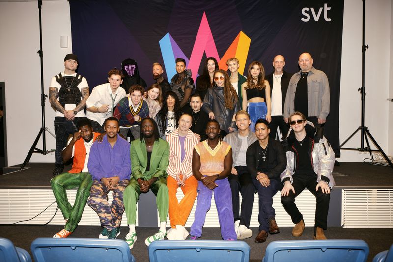 The 12 finalists of Melodifestivalen 2023