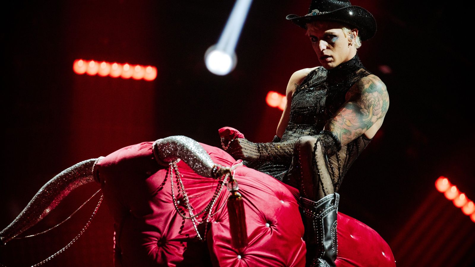 Achille Lauro represented San Marino at the 2022 Eurovision Song Contest in Turin