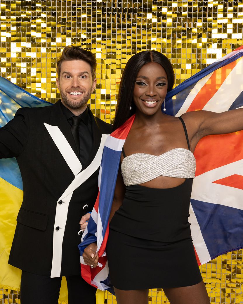 AJ Odudu and Joel Dommett will be hosting The National Lottery's Big Eurovision Welcome