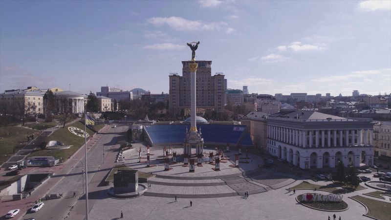 Liverpool 2023 Postcard: Independence Monument, Kyiv, Ukraine