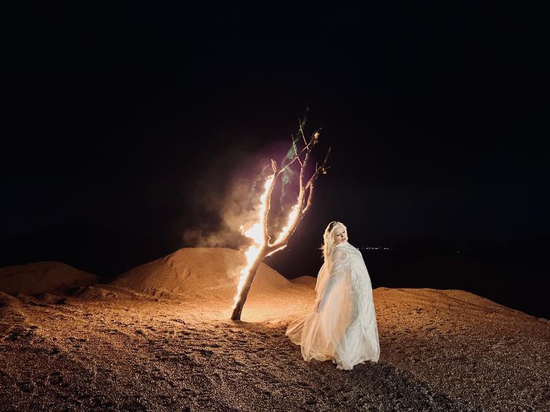 Behind the scenes from Raiven's music video