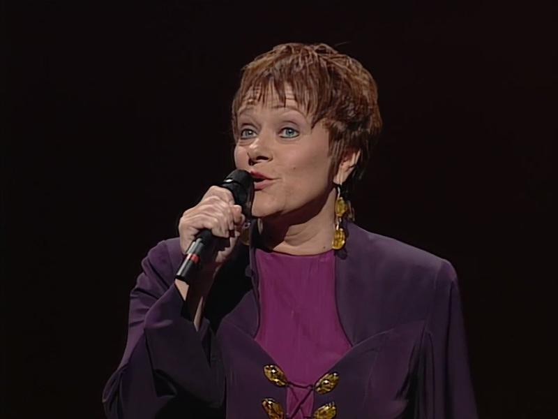 Silvi Vrait performed Nagu Merelaine for Estonia in Dublin in 1994