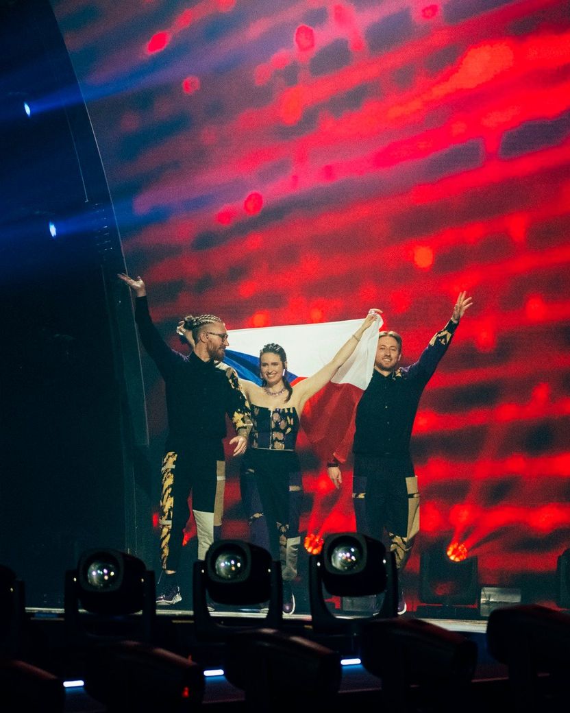 Czech Republic’s We Are Domi at the Eurovision Song Contest 2022 Grand Final 