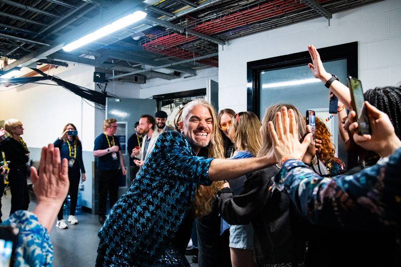 A look backstage with the artists performing in the Eurovision 2023 Grand Final in Liverpool
