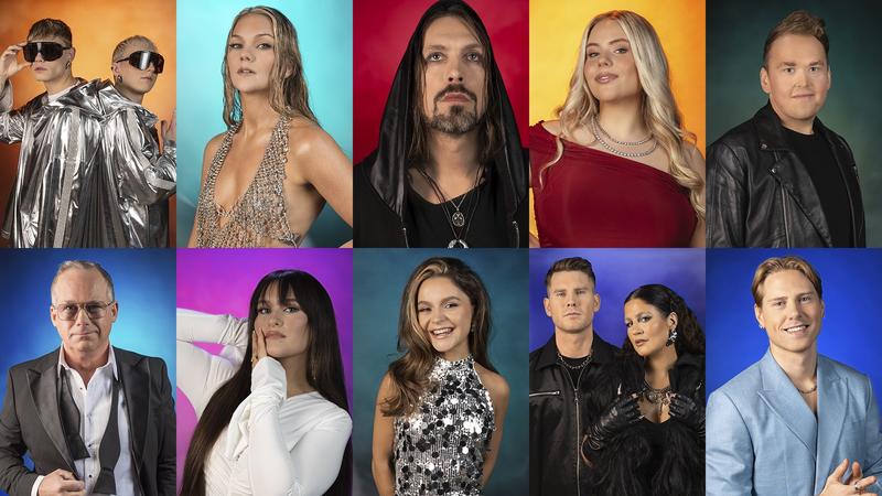 The 10 artists of Söngvakeppnin 2025