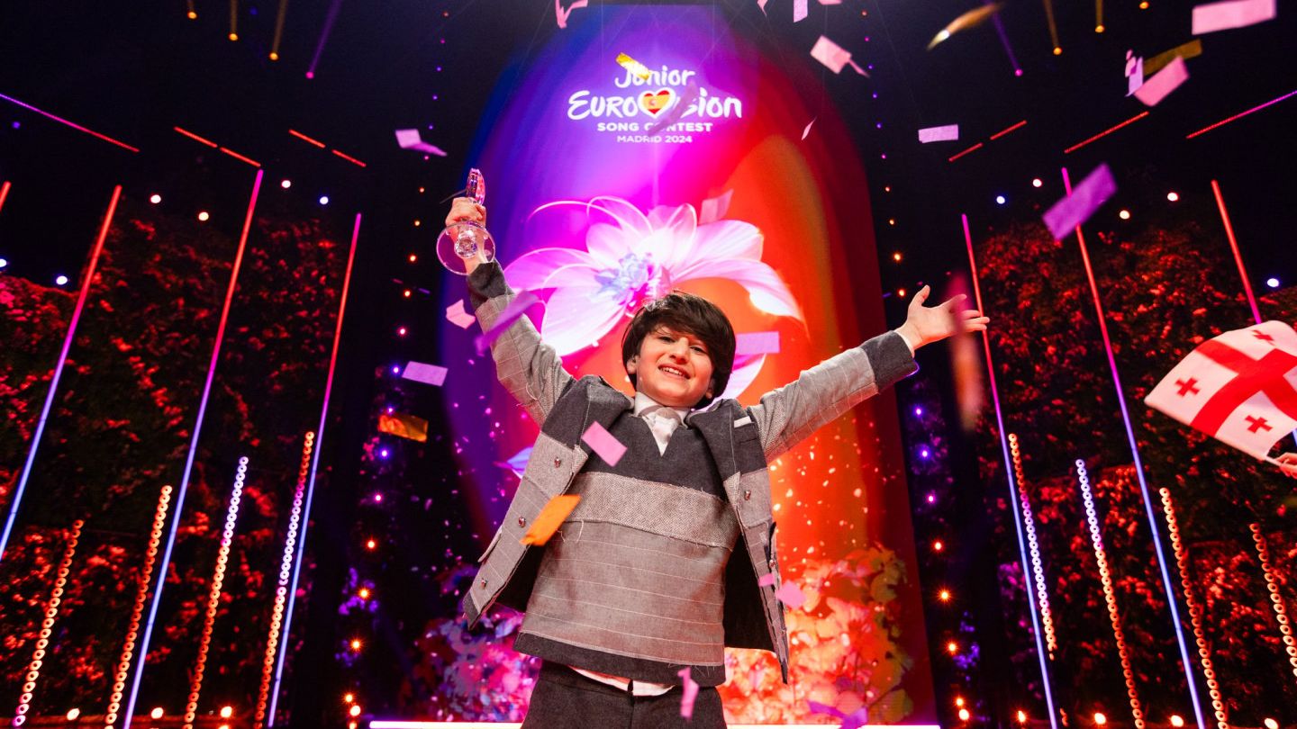 Andria Pudkaradze wins Junior Eurovision 2024 for Georgia