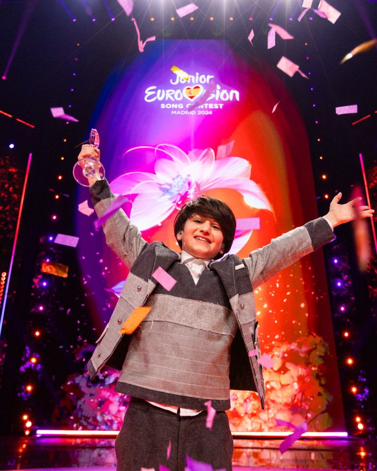 Andria Pudkaradze wins Junior Eurovision 2024 for Georgia