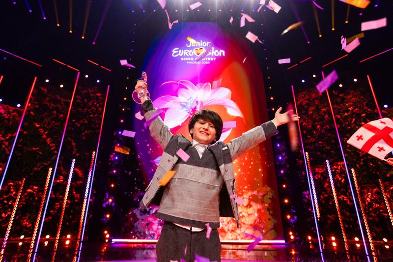 Andria Pudkaradze wins Junior Eurovision 2024 for Georgia
