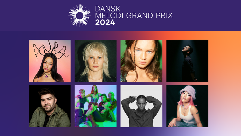 The 2024 Melodi Grand Prix lineup
