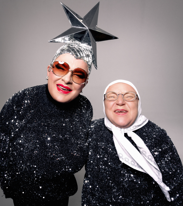 Verka Serduchka (and her dear old mum)