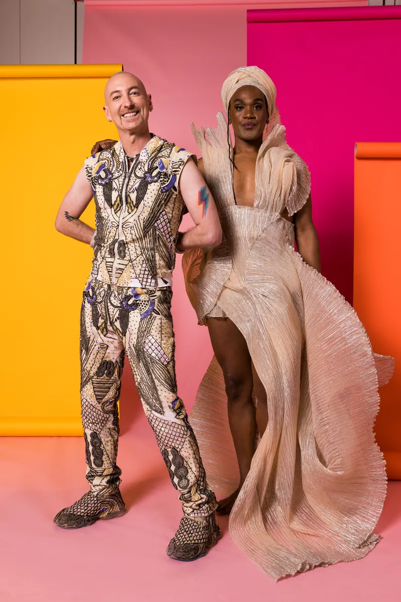 Electric Fields from Australia in the Eurovision Song Contest 2024 official portrait studio