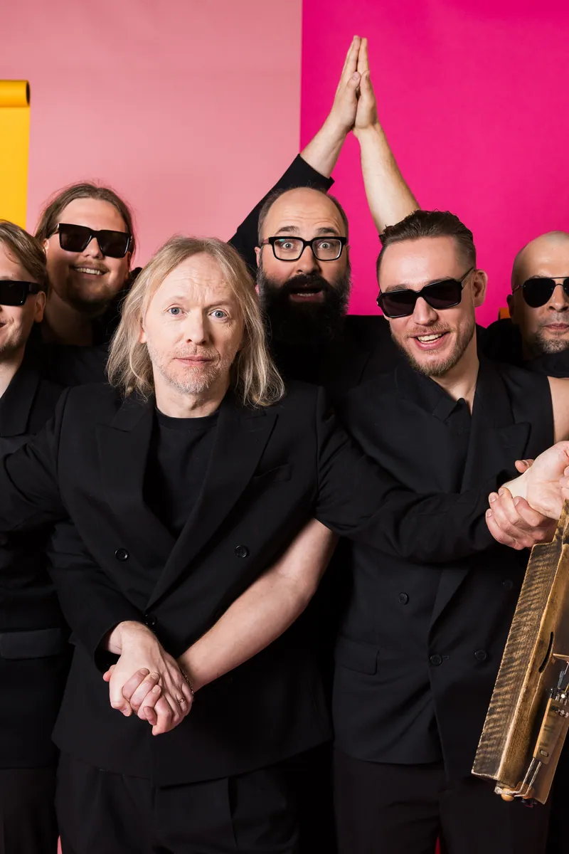 5MIINUST x Puuluup from Estonia in the Eurovision Song Contest 2024 official portrait studio