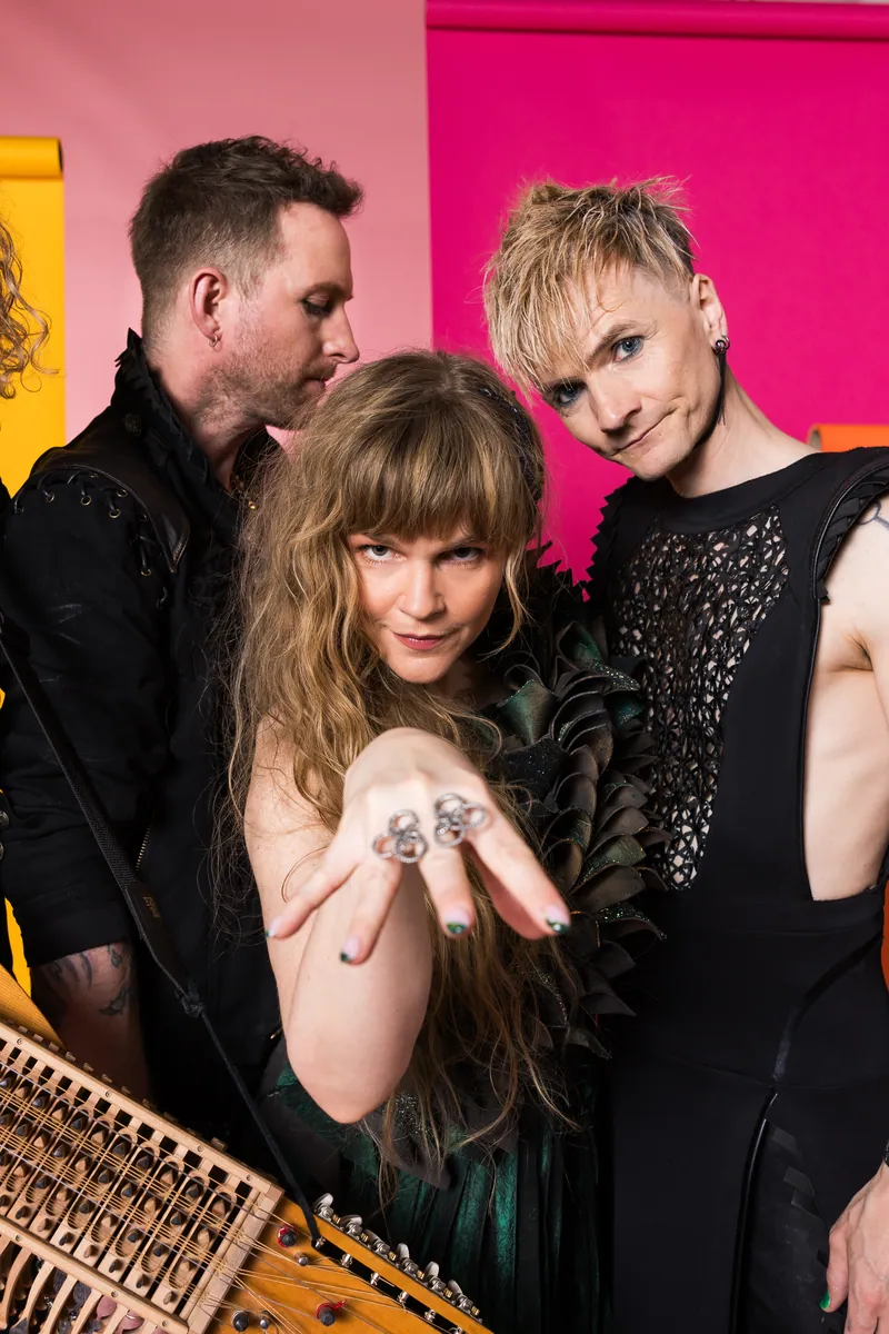 Gåte from Norway in the Eurovision Song Contest 2024 official portrait studio