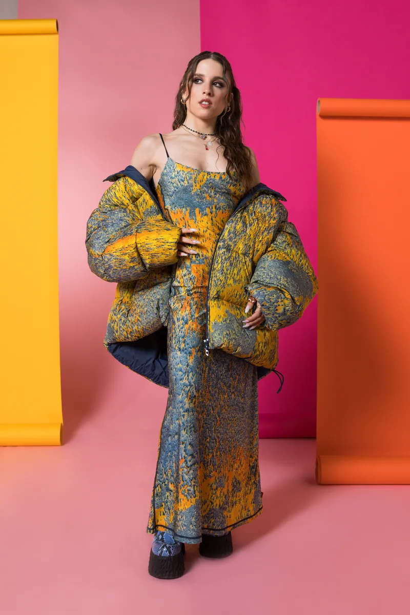 Angelina Mango from Italy in the Eurovision Song Contest 2024 official portrait studio