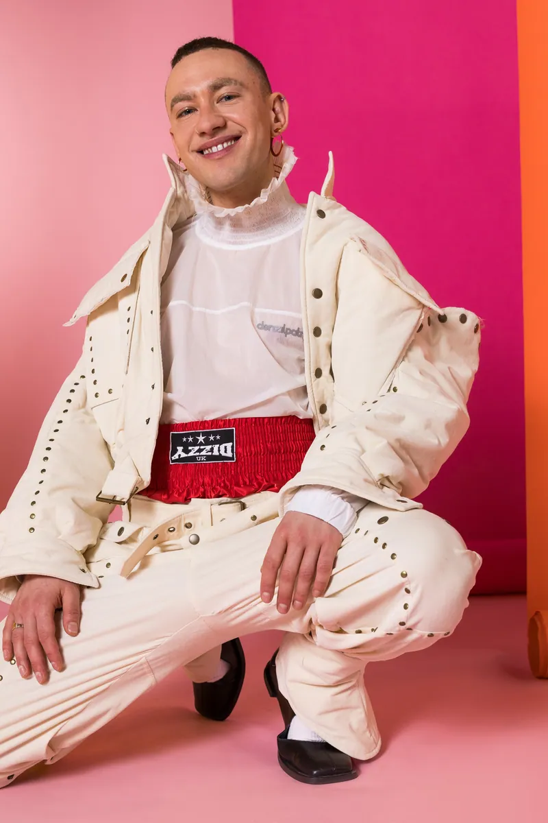 Olly Alexander from United Kingdom in the Eurovision Song Contest 2024 official portrait studio