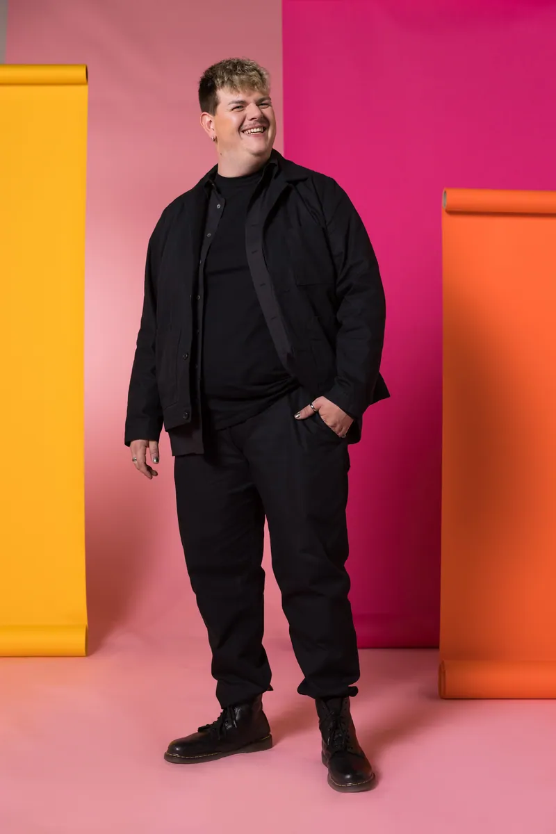ISAAK from Germany in the Eurovision Song Contest 2024 official portrait studio